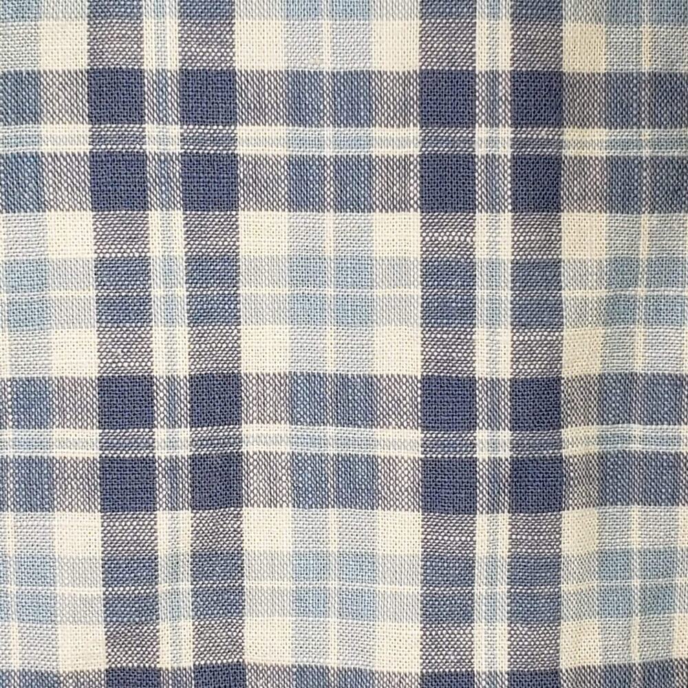 LL Bean Shirt Men's Small Blue Plaid Cotton Outdoor Camping Lined Cabin Hike - Picture 7 of 9